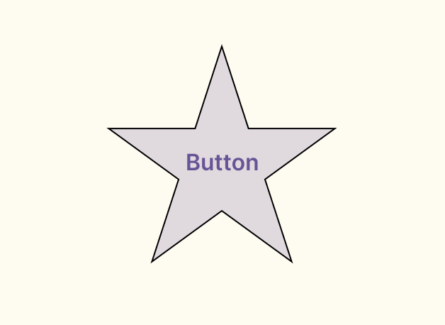 A star-shaped button