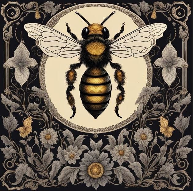 A honeybee