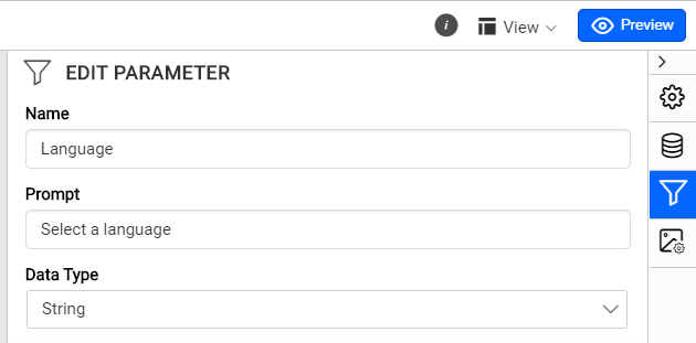 Defining Report Parameter in Standalone Report Designer.