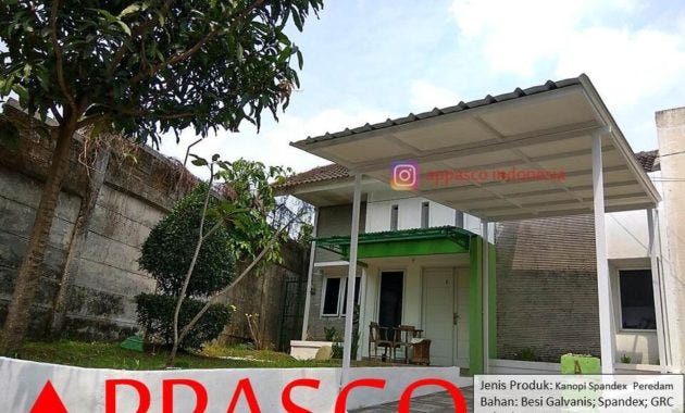 27 Desain Kanopi Rumah Minimalis Baja Ringan Berbagai Model