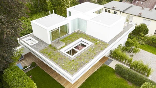 The Distinct and Simple Rooftop Garden of House S