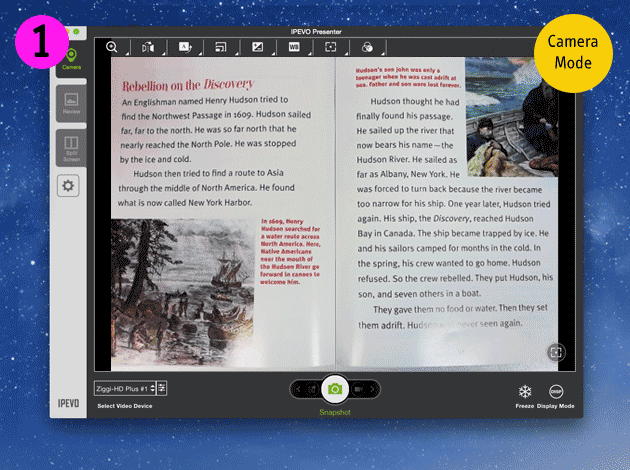 Split Image for managing digitalized materials