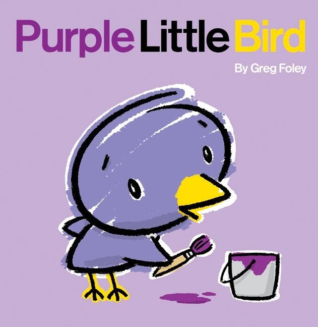 Purple Little Bird by Greg Foley