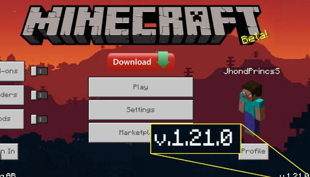 Minecraft 1.21.0 APK Descargar Nueva actualización para Android