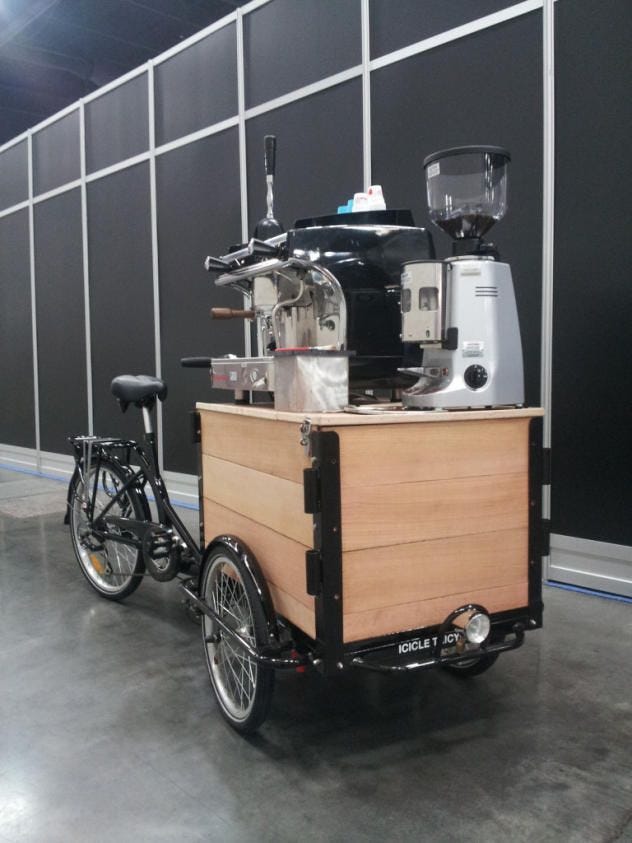 Tricycle Bike Hire for Events Coffee