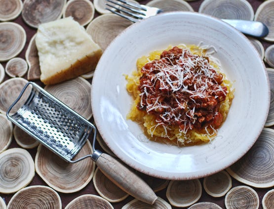 Spaghetti Squash and Sauce 