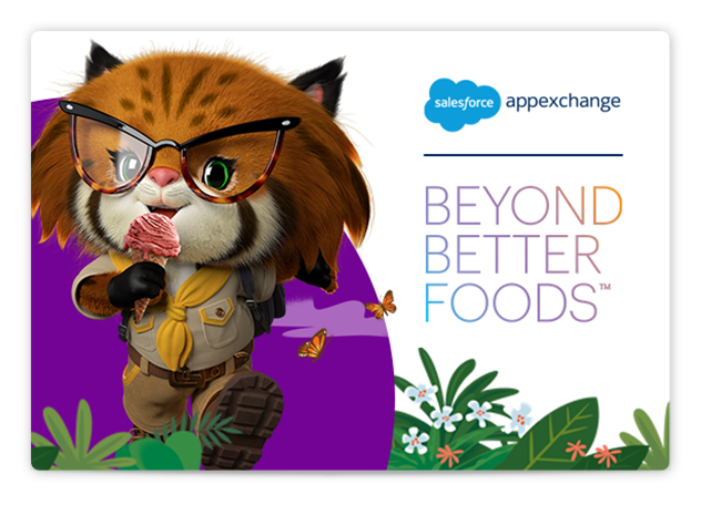 An animated of image of the AppExchange mascot