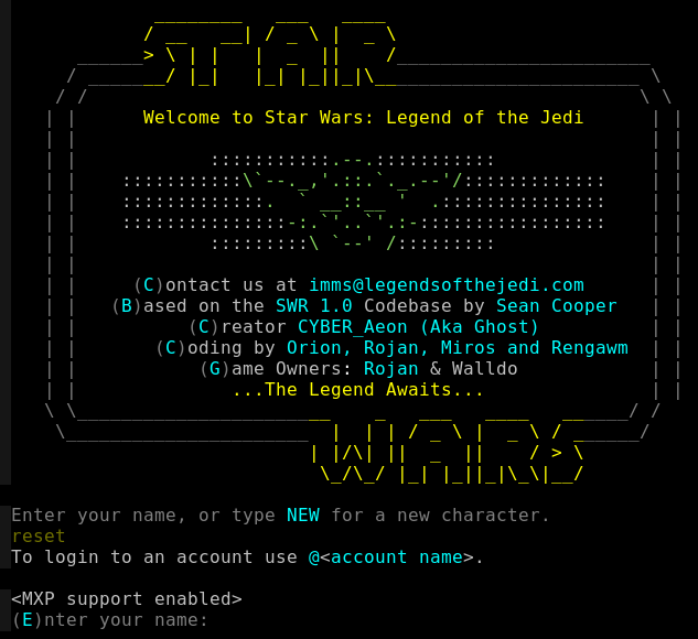 Welcome to Star Wars: Legend of the Jedi. The Legend Awaits.