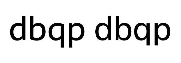 Comparison between dbqp in BBC Reith and Public Sans