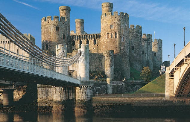 View of Conwy castle