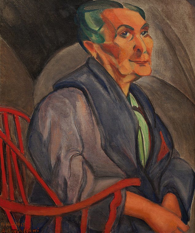 Anita Malfatti | A Mulher de Cabelos Verdes, 1916.