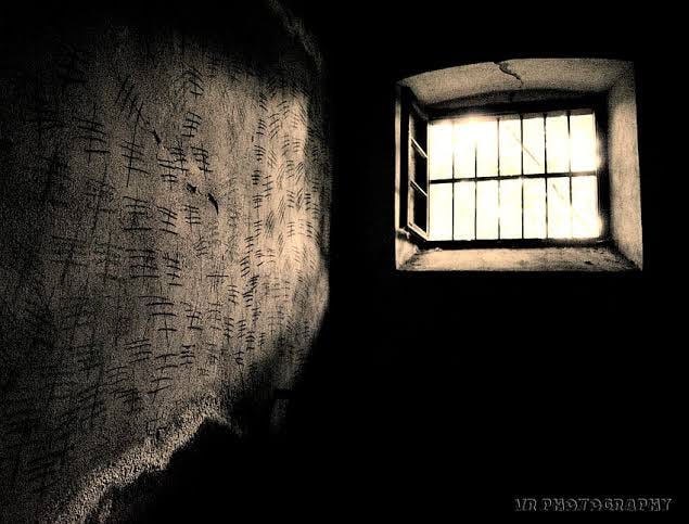 Dark Prison cell with Window