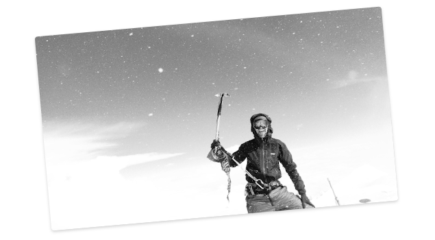 Adam Doti on the summit of Mt. Denali (20,310′), Alaska.