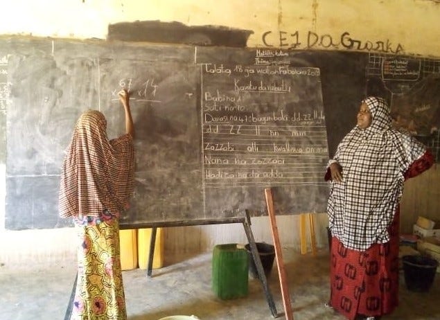 adult literacy program Niger