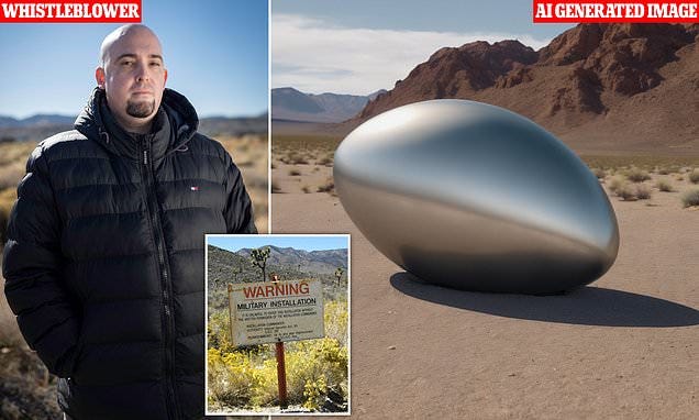 Whistleblower Claims Egg-shaped UFO Concealed in Secret Base (Area 51)