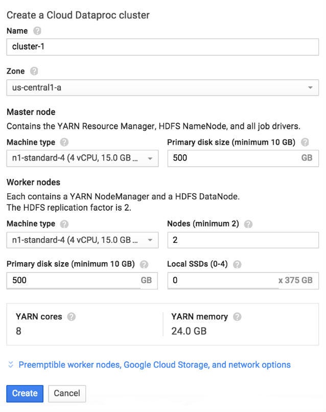 setup a cluster