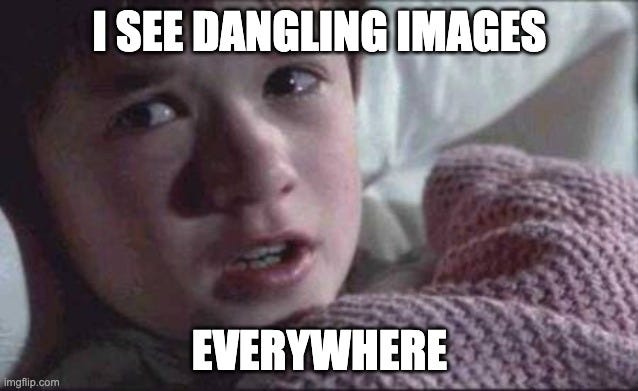Dangling images