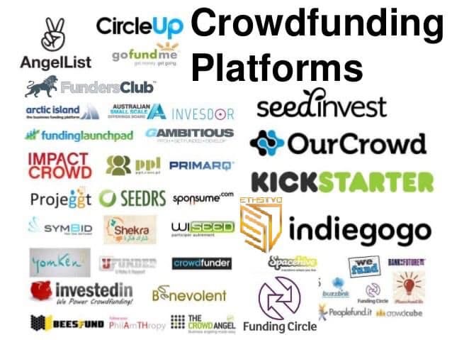 Corwdfunding platforms.