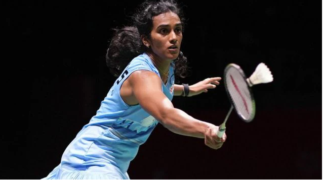 India’s Pusarla V. Sindhu in action