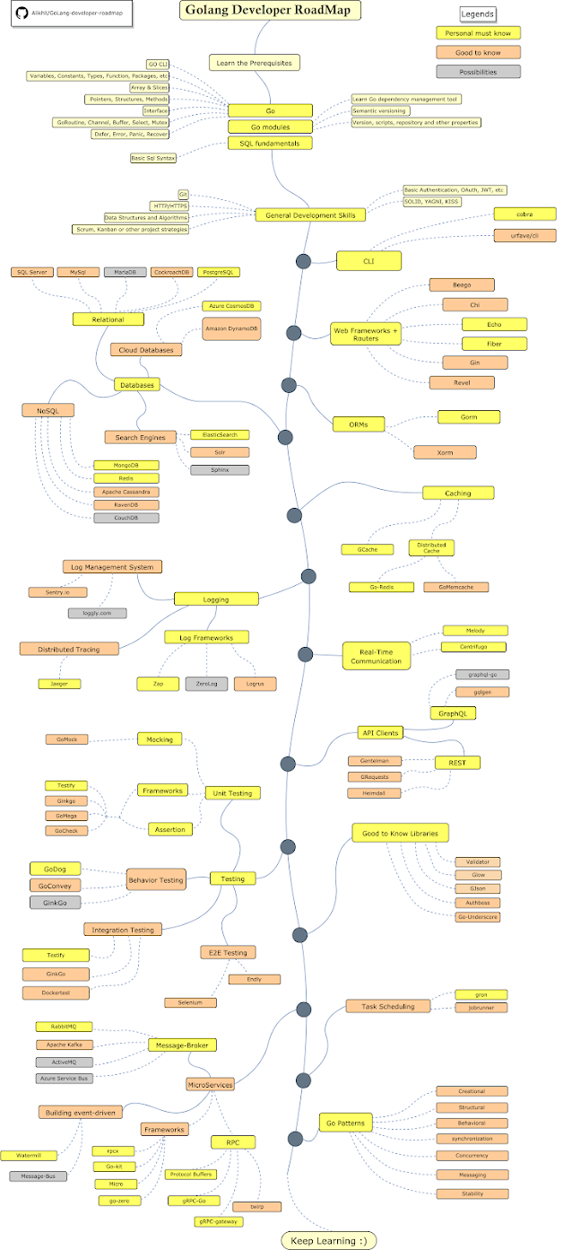 Golang Developer RoadMap