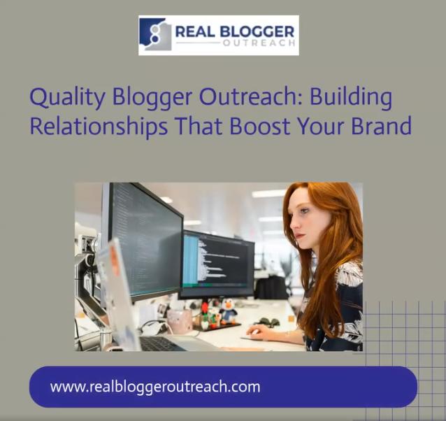 Quality Blogger Outreach
