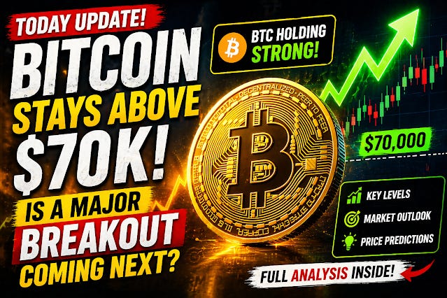 Bitcoin Stays Above $70K — Is a Major Breakout Coming Next?