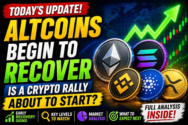 Altcoins Begin to Recover — Is a Crypto Rally About to Start?