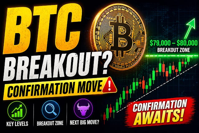 Bitcoin Nears Breakout Zone as Crypto Market Awaits Confirmation Move