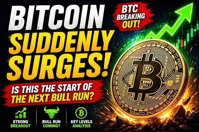 Bitcoin Suddenly Surges — Is This the Start of the Next Bull Run?