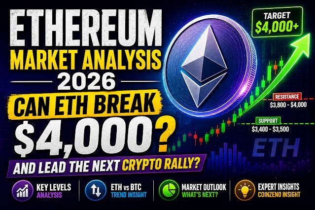 Ethereum Market Analysis 2026: Can ETH Break $4,000 and Lead the Next Crypto Rally?