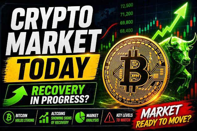 Crypto Market Today: Bitcoin Holds Strong as Altcoins Show Early Recovery Signals