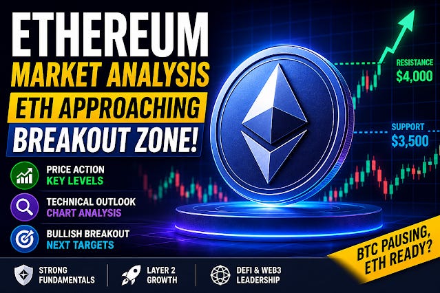 Ethereum Market Analysis: ETH Approaching Breakout Zone