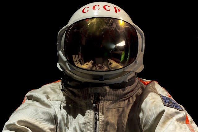 Clothes for cosmonauts from the Soviet Union.