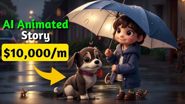 Earn $10,000 Per Month — Create AI Animated Story Videos with ChatGPT