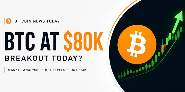 Bitcoin News Today: BTC Holds Near $80K as Market Awaits Breakout Confirmation