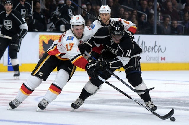 NHL: Calgary Flames at Los Angeles Kings