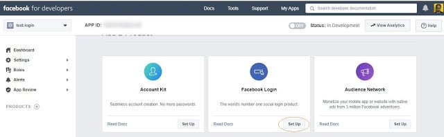 OAuth2 facebook add product