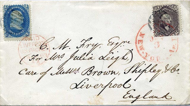 Carrier letter to England