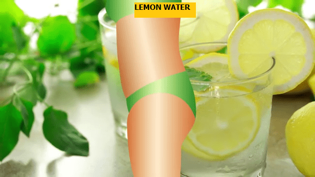 lemon water lose belly fat
