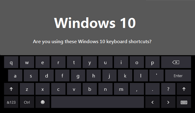 Windows-10-keyboard-shortcuts