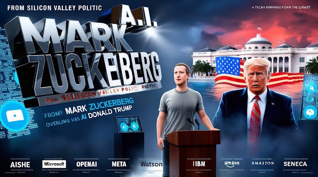 From silicon valley politic: mark zuckerberg and Donald Trump