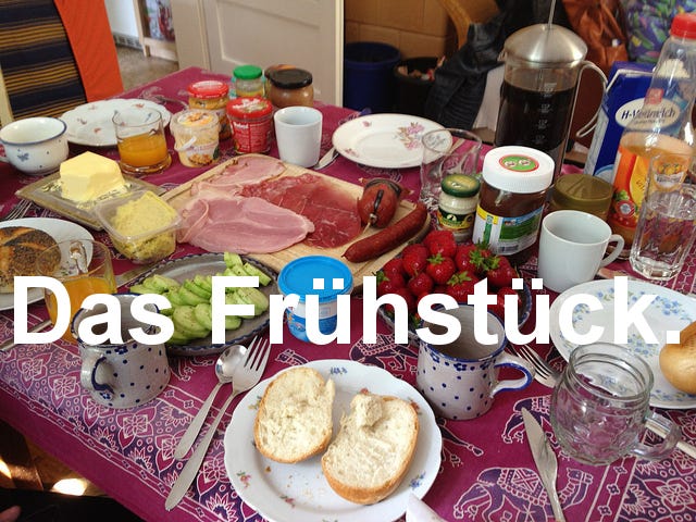 German breakfast