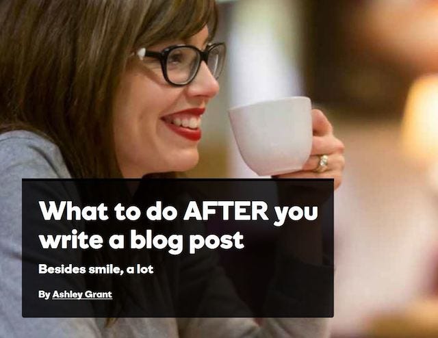 Grow WordPress Blog After Write Post