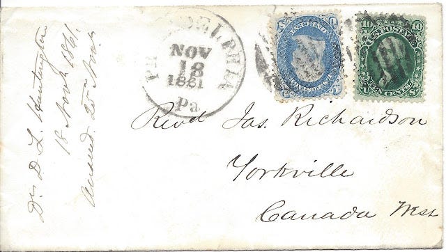 Carrier letter to Canada