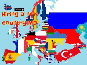 European startup flags International