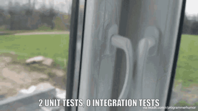 Unit testing involves writing tests for individual functions, methods, and classes to ensure that they work in isolation. In this image are two objetects that went through unit testing but not integration