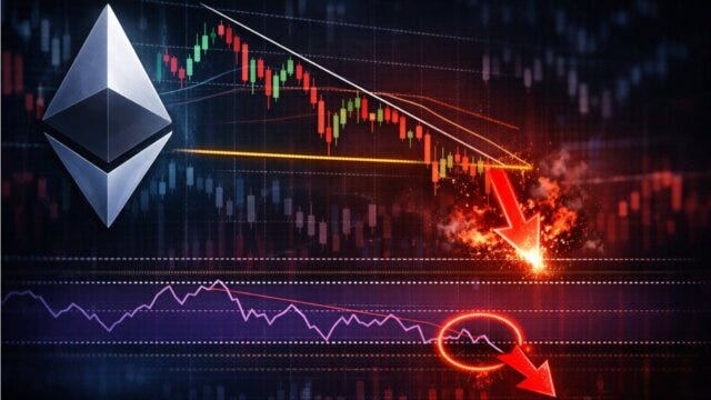Ethereum RSI Analysis Signals Possible Price Breakdown
