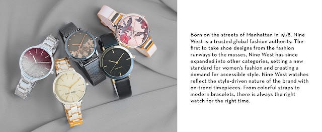 A Closer Look at Nine West’s Strap Watch Collection | weari2