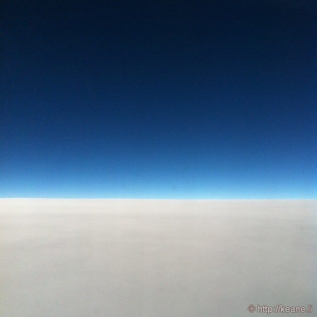 Rothko zen above the clouds