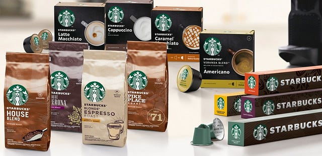 星巴克與雀巢合作產品
美股分析．星巴克 Starbucks  #SBUX